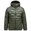 Peak Performance Men's Helium Down Hooded Jacket - Pine Needle Colour thumbnail