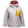 Peak Performance Women's Helium Utility Down Hooded Jacket - Misty Lavender/Canary Lime Colour thumbnail