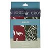 Joules Men's Crown Joules Boxer Briefs 2 Pack - Red/Green Colour thumbnail