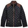 Joules Women's Braemar Luxe Showerproof Diamond Quilted Coat - Navy Blue Colour thumbnail