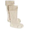 Hunter 6 Stitch Cable Tall Boot Socks - Hunter White Colour thumbnail