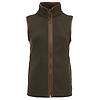 Holland Cooper Women's Country Fleece Gilet - Khaki Colour thumbnail