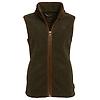 Holland Cooper Women's Country Fleece Gilet - Khaki Borg Colour thumbnail