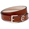 Holland Cooper Women's HC Slim Logo Belt - Tan Colour thumbnail