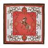 Holland Cooper Women's Regal Horse Silk Scarf - Sienna Colour thumbnail