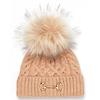 Holland Cooper Horsebit Beanie Bobble Hat - Camel Colour thumbnail
