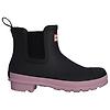 Hunter Women's Original Chelsea Boots - Black/Pink/Nectar Colour thumbnail
