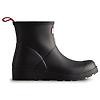 Hunter Women's Play Short Wellington Boots - Black Colour thumbnail