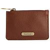 Barbour Women's Leather Coin Purse Bag Charm - Brown Colour thumbnail