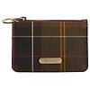 Barbour Women's Leather Coin Purse Bag Charm - Classic Tartan Colour thumbnail