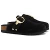 Barbour Women's Kyra Closed Toe Sandals - Black Suede Colour thumbnail