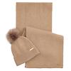 Barbour International Women's Mallory Beanie & Scarf Gift Set - Light Trench Colour thumbnail