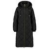 Barbour Women's Kirkton Longline Puffer Jacket - Black/Classic Colour thumbnail