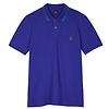 Paul Smith Men's Regular Fit Stretch-Cotton 'Broad Stripe Zebra' Polo Shirt - Blue Colour thumbnail