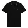 Paul Smith Men's Regular Fit Stretch-Cotton 'Broad Stripe Zebra' Polo Shirt - Black Colour thumbnail