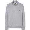 Paul Smith Men's Zebra Logo Zip-Neck Sweatshirt - Grey Marl Colour thumbnail
