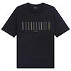 PS By Paul Smith Men's Stitch Stripe Print T-Shirt - Black Colour thumbnail