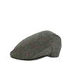 Barbour Men's Crieff Flat Cap - Olive/Red Overcheck Colour thumbnail