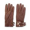 Holland Cooper Women's Monogram Leather Gloves - Tan Colour thumbnail
