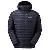 Montane Men's Anti-Freeze Hooded Down Jacket - Eclipse Blue Colour thumbnail