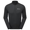 Montane Men's Dart Zip Neck T-Shirt - Black Colour thumbnail