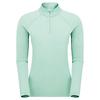 Montane Women's Dart Zip Neck T-Shirt - Sea Mist Colour thumbnail