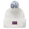 Napapijri Women's Semiury Bobble Beanie - White Heron Colour thumbnail