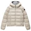 Napapijri Women's Aerons Rise Hooded Puffer Jacket - Beige Silver Colour thumbnail