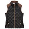 Joules Women's Braemar Luxe Showerproof Diamond Quilted Gilet - Navy Blue Colour thumbnail