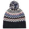 Joules Women's Kara Fairisle Bobble Beanie Hat - Navy Colour thumbnail