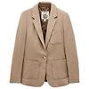Joules Women's Albury Herringbone Jersey Tweed Blazer - Tan Brown Colour thumbnail