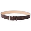 Paul Smith Men's 'Artist Stripe' Stitch Leather Belt - Chocolate Colour thumbnail