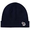 Paul Smith Men's Zebra Logo Ribbed Lambswool Beanie Hat - Navy Colour thumbnail