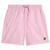 Lyle & Scott Men's Plain Swim Shorts - Pink Light Colour thumbnail