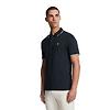 Lyle & Scott Men's Tipped Polo Shirt - Dark Navy/ White Colour thumbnail