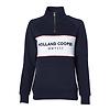 Holland Cooper Women's Sporting Heritage Zip Henley - Ink Navy Colour thumbnail