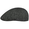 Stetson Texas Wool Herringbone Flat Cap Hat - Dark Grey Colour thumbnail