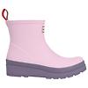 Hunter Women's Play Short Wellington Boots - Parfait Pink/Purple Top Colour thumbnail