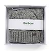 Barbour Men's Jesmond Beanie and Scarf Gift Set - Mid Grey Colour thumbnail