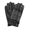 Barbour Men's Newbrough Tartan Gloves - Black/Grey Colour thumbnail