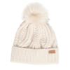 Barbour Women's Elsdon Cable-Knit Beanie - Eggshell Colour thumbnail