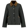 Barbour Women's Icons Cropped Liddesdale Quilted Jacket - Sage/Ancient Colour thumbnail
