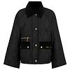 Barbour Women's Martha Quilted Jacket - Black/Classic Tartan Colour thumbnail