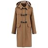 Barbour Women's Melody Wool Duffle Coat - Camel/Hessian Tartan Colour thumbnail