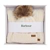 Barbour Women's Penshaw Beanie & Scarf Gift Set - Cloud Colour thumbnail