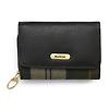 Barbour Women's Rosa Leather French Purse - Black/Ancient Colour thumbnail