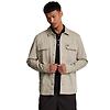Lyle & Scott Men's Bedford Cord Overshirt - Heritage Taupe Colour thumbnail