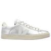 VEJA Women's Campo Leather Sneaker - Silver White Colour thumbnail