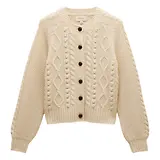 Thumbnail 1 of Joules Women's Rafferty Cable Knit Cardigan - Cream