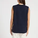 Thumbnail 3 of Joules Women's Holly Long Knitted Vest - Navy